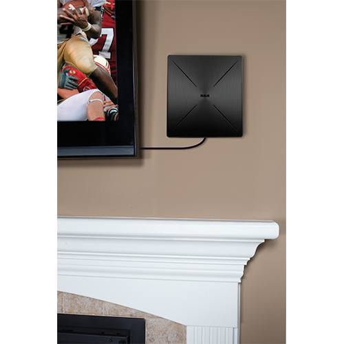 ANT1560Z - RCA SLIVR Amplified Indoor Flat HDTV Antenna - Multi-Directional