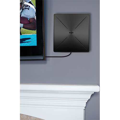 ANT1660Z - RCA SLIVR XL Amplified Indoor Flat HDTV Antenna - Multi-Directional