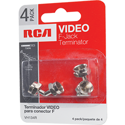 VH134R - F Jack Terminators - 4 Pack