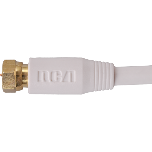 VH612WHR - 12 Foot Digital RG6 Coaxial Cable in White Color