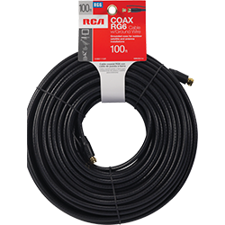 VHB6111GR - 100 Foot RG6 Coax with Ground