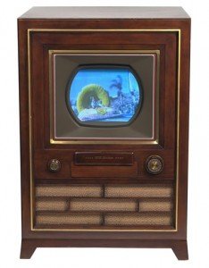 vintage console television